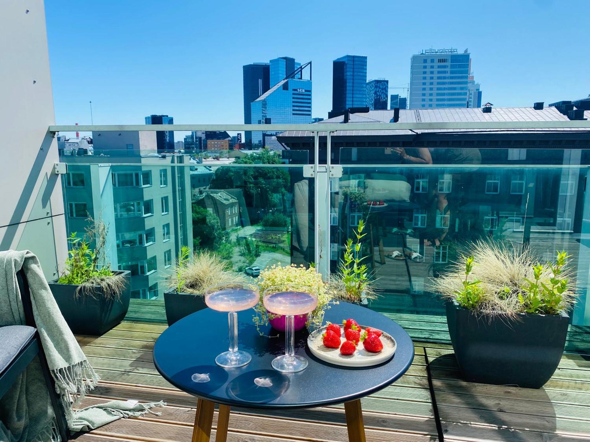 公寓 Heart With A Sunny Rooftop Terrace 塔林